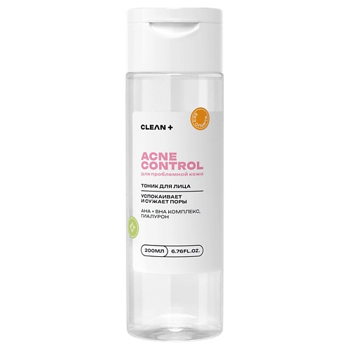

CLEAN+ Тоник для лица ACNE CONTROL 200, Тоник для лица ACNE CONTROL