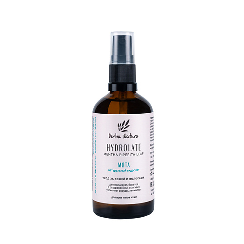 

VERBA NATURA Натуральный гидролат «Мята» Verba Natura, 100 мл 100, Натуральный гидролат «Мята» Verba Natura, 100 мл