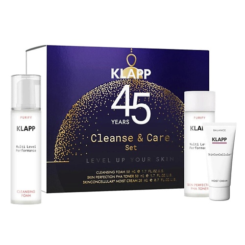 

KLAPP COSMETICS Рождественский набор Cleanse & Care Set 45+, Рождественский набор Cleanse & Care Set 45+