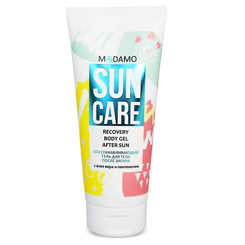 

MODAMO Восстанавливающий гель для тела после загара с алоэ вера и пантенолом 200, Восстанавливающий гель для тела после загара с алоэ вера и пантенолом