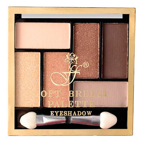 

FFLEUR Тени для век 6-ти цветные, Тени для век 6-ти цветные