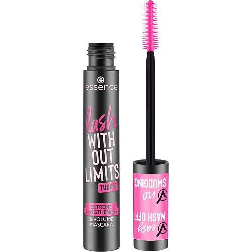 

ESSENCE Тушь для ресниц lash WITHOUT LIMITS TUBING Extreme Lengthening & Volume Mascara 13, Тушь для ресниц lash WITHOUT LIMITS TUBING Extreme Lengthening & Volume Mascara
