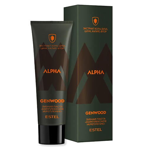 

ESTEL PROFESSIONAL Зубная паста ALPHA GENWOOD комплексное укрепление 90, Зубная паста ALPHA GENWOOD комплексное укрепление