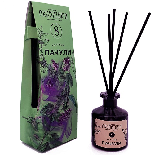 

AROMATERIA Диффузор с палочками Знатный Пачули 50, Диффузор с палочками Знатный Пачули