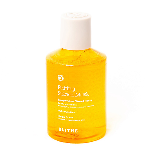 

BLITHE Сплэш-маска для лица сияние Энергия Цитрус и мед Patting Splash Mask 200, Сплэш-маска для лица сияние Энергия Цитрус и мед Patting Splash Mask