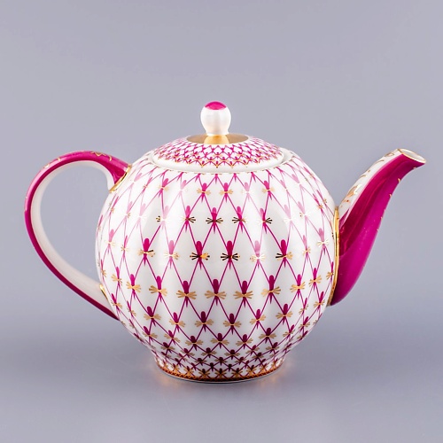 

ИМПЕРАТОРСКИЙ ФАРФОРОВЫЙ ЗАВОД Чайник заварочный "Сетка-Блюз", Чайник заварочный "Сетка-Блюз"