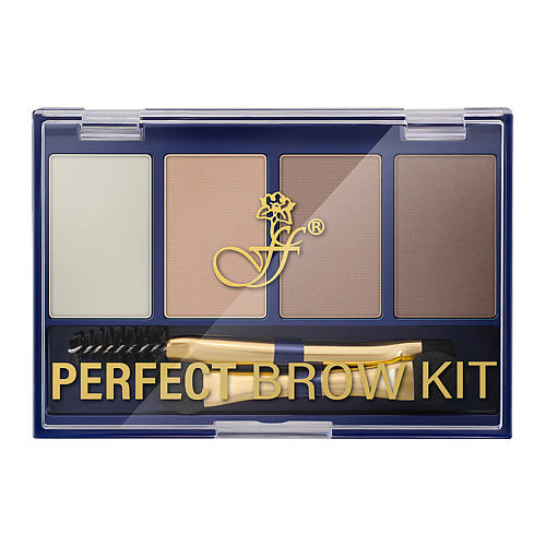 

FFLEUR Тени для век и бровей с аппликаторами и кистью, Тени для век и бровей с аппликаторами и кистью