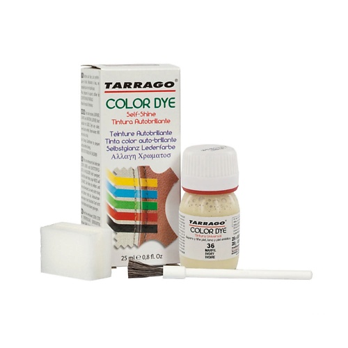 

TARRAGO Слоновая кость краска для обуви, одежды, сумок, мебели COLOR DYE 25, Слоновая кость краска для обуви, одежды, сумок, мебели COLOR DYE