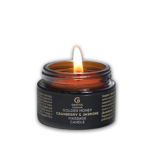 

GRATTOL Массажная смарт свеча Cranberry & Jasmine 30, Массажная смарт свеча Cranberry & Jasmine