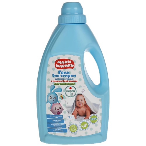 

ЗАБОТЛИВАЯ МАМА Гель для стирки детский, МАЛЫШАРИКИ 1000, Гель для стирки детский, МАЛЫШАРИКИ