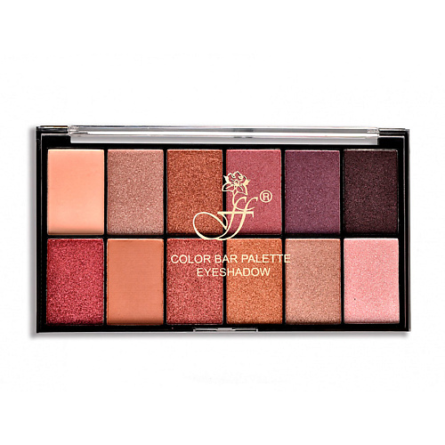 

FFLEUR Тени для век 12-ти цветные, Тени для век 12-ти цветные