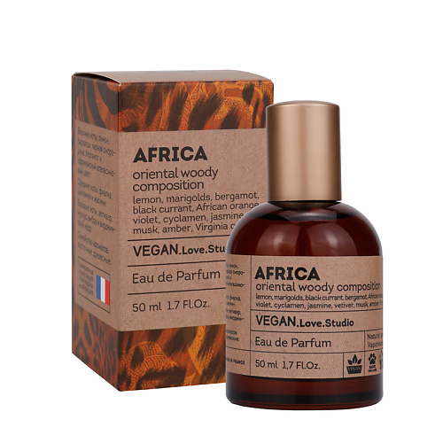 

VEGAN.LOVE.STUDIO Парфюмерная вода женская Africa 50, Парфюмерная вода женская Africa
