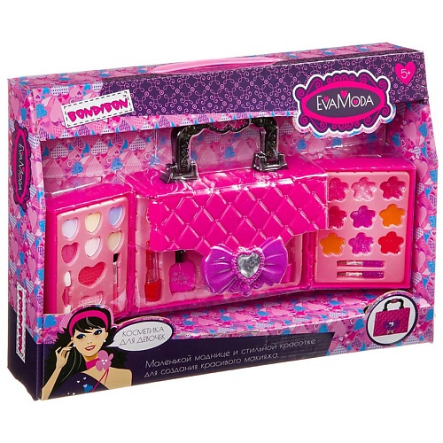 

BONDIBON Набор декоративной косметики Eva Moda "Сумочка раскладная" 3 уровня, Набор декоративной косметики Eva Moda "Сумочка раскладная" 3 уровня