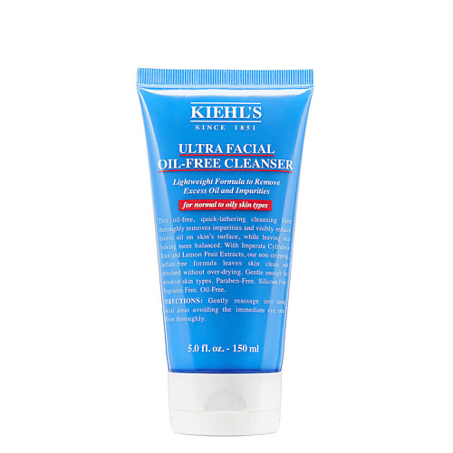 

KIEHL'S Гель для умывания Ultra Facial Oil-Free Cleanser 150, Гель для умывания Ultra Facial Oil-Free Cleanser