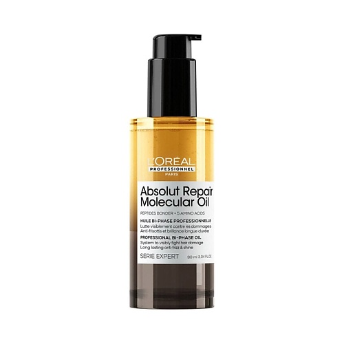 

L'OREAL PROFESSIONNEL Двухфазное масло Absolut Repair Molecular 90, Двухфазное масло Absolut Repair Molecular