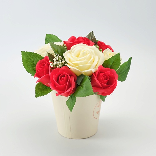 

SKUINA Мыло ручной работы Цветочная композиция из 9 роз 250, Мыло ручной работы Цветочная композиция из 9 роз