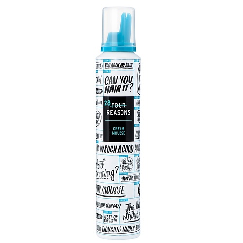 

FOUR REASONS Разглаживающая пенка для сухих и вьющихся волос Cream Mousse 200, Разглаживающая пенка для сухих и вьющихся волос Cream Mousse