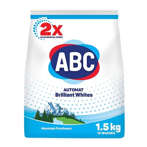 

ABC Стиральный порошок Горная свежесть 1500, Стиральный порошок Горная свежесть
