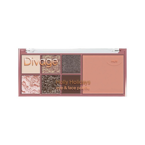 

DIVAGE Мультифункциональная палетка для лица Palette Holly Holydays, Мультифункциональная палетка для лица Palette Holly Holydays