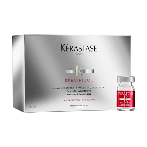 

KERASTASE Интенсивный курс от выпадения волос Specifique Aminexil Force R Ампулы 20, Интенсивный курс от выпадения волос Specifique Aminexil Force R Ампулы