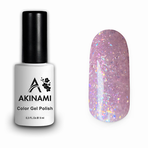 

AKINAMI Лаковое покрытие Гель-лак с микро слюдой, Лаковое покрытие Гель-лак с микро слюдой