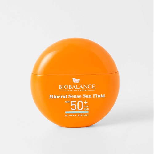 

BIOBALANCE Минеральный солнцезащитный флюид Mineral Sense Sun Fluid SPF 50+ PA++++ 40, Минеральный солнцезащитный флюид Mineral Sense Sun Fluid SPF 50+ PA++++
