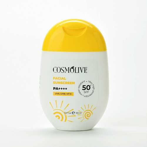 

COSMOLIVE Крем для лица солнцезащитный 100, Крем для лица солнцезащитный