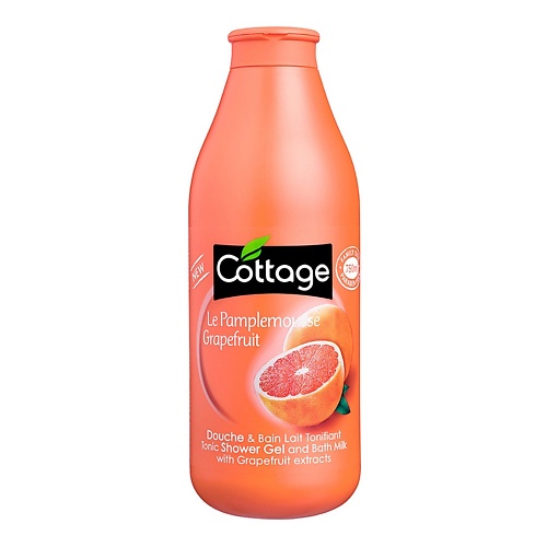 

COTTAGE Гель-пена для ванны и душа Грейпфрут Tonic Shower Gel And Bath 750, Гель-пена для ванны и душа Грейпфрут Tonic Shower Gel And Bath