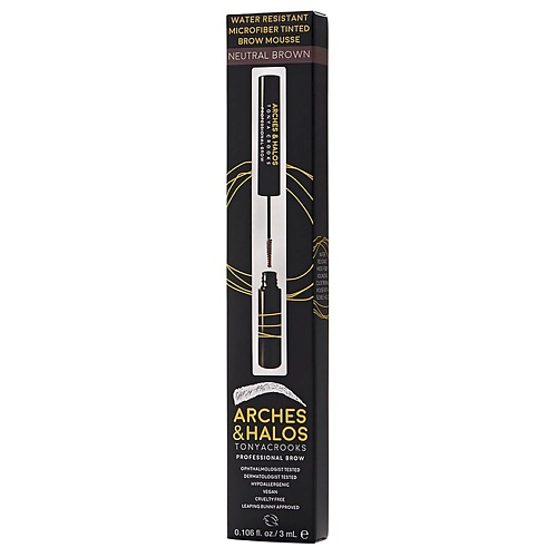 

ARCHES AND HALOS Мусс для бровей оттеночный Microfiber Tinted Brow Mousse 3, Мусс для бровей оттеночный Microfiber Tinted Brow Mousse