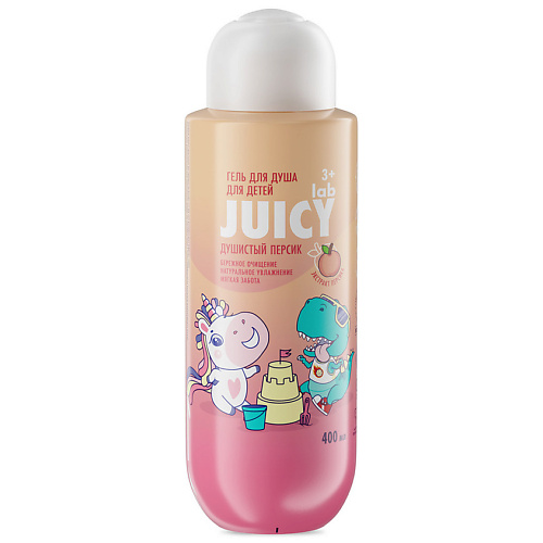 SPLAT Детский гель для душа Душистый персик Juicy Lab 400 486₽