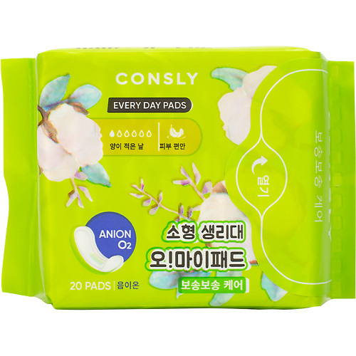 

CONSLY Ежедневные гигиенические прокладки Oh! My Pads Every Day Pads, Ежедневные гигиенические прокладки Oh! My Pads Every Day Pads