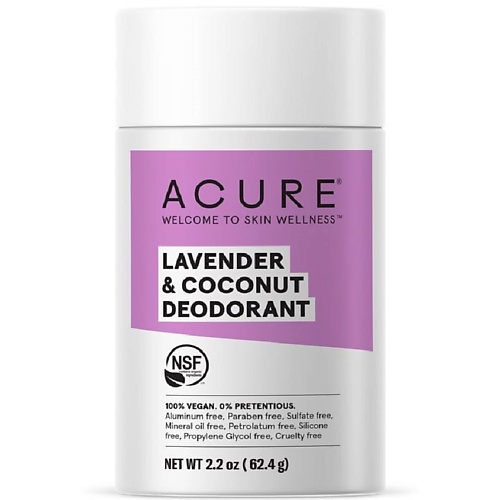 

ACURE Дезодорант лаванда и кокос Lavender & Coconut Deodorant, Дезодорант лаванда и кокос Lavender & Coconut Deodorant