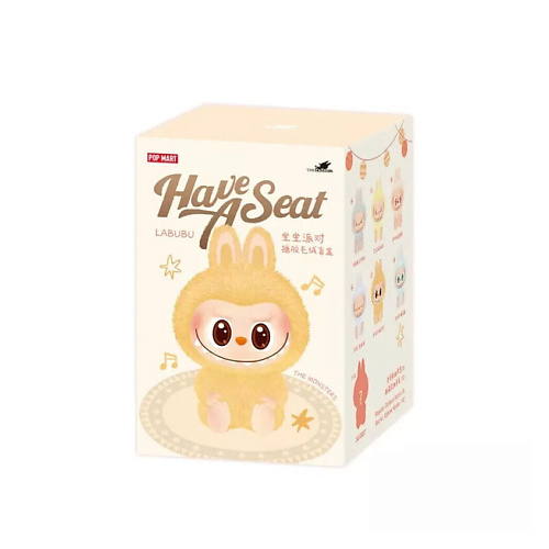 

POP MART Игрушка Labubu The Monsters Have A Seat, 15см, Игрушка Labubu The Monsters Have A Seat, 15см