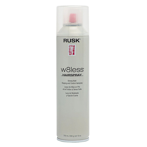 

RUSK Лак для волос сильной фиксации W8less Strong Hold Shaping and Control Hairspray 295, Лак для волос сильной фиксации W8less Strong Hold Shaping and Control Hairspray