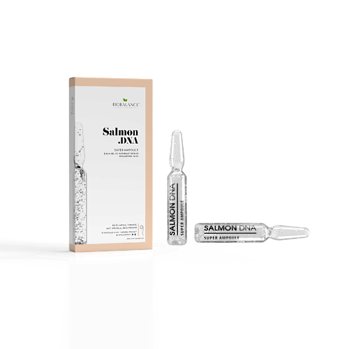 

BIOBALANCE Ампулы для лица с DNA-гелем из икры лосося SUPER AMPOULE SALMON D.N.A-GEL 3% 20, Ампулы для лица с DNA-гелем из икры лосося SUPER AMPOULE SALMON D.N.A-GEL 3%