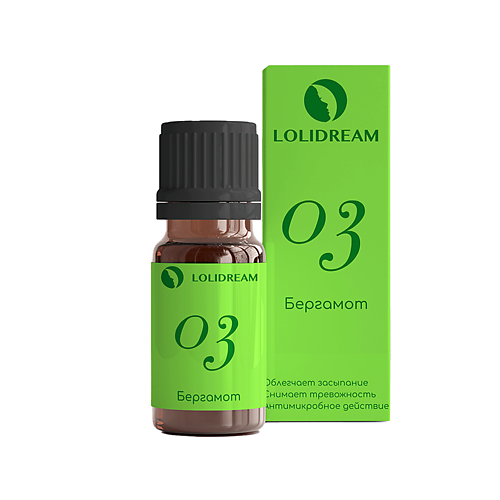 

LOLIDREAM Эфирное масло Бергамот №03 10, Эфирное масло Бергамот №03