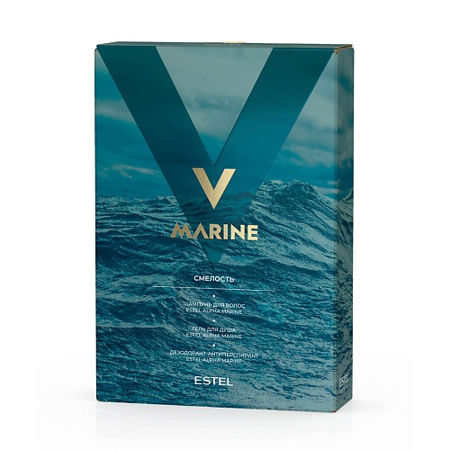 

ESTEL PROFESSIONAL Подарочный набор для волос и тела ALPHA MARINE "Смелость" для мужчин, Подарочный набор для волос и тела ALPHA MARINE "Смелость" для мужчин