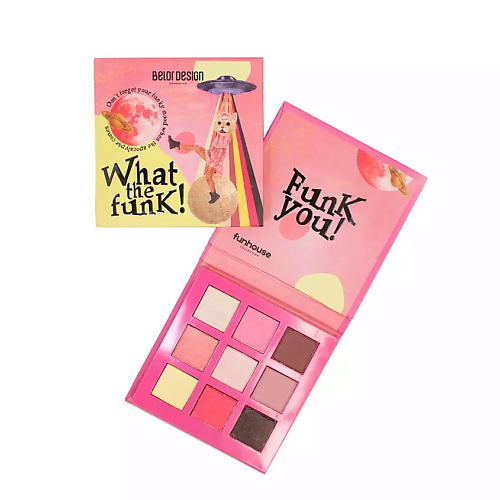 

BELOR DESIGN Палетка теней для век What the funk, Палетка теней для век What the funk