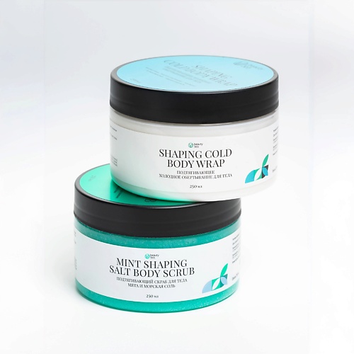 

BEAUTY365 Набор антицеллюлитный против отеков: холодное обертывание + скраб, Набор антицеллюлитный против отеков: холодное обертывание + скраб