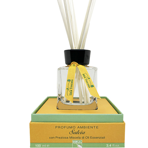 

IDEA TOSCANA Диффузор для дома с палочками ШАЛФЕЙ 100, Диффузор для дома с палочками ШАЛФЕЙ