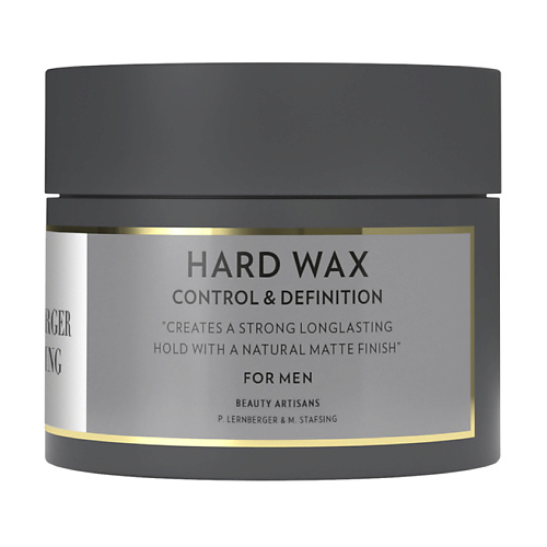 

LERNBERGER STAFSING Воск для волос матовый сильной фиксации Control & Definition Hard Wax for Men 90, Воск для волос матовый сильной фиксации Control & Definition Hard Wax for Men