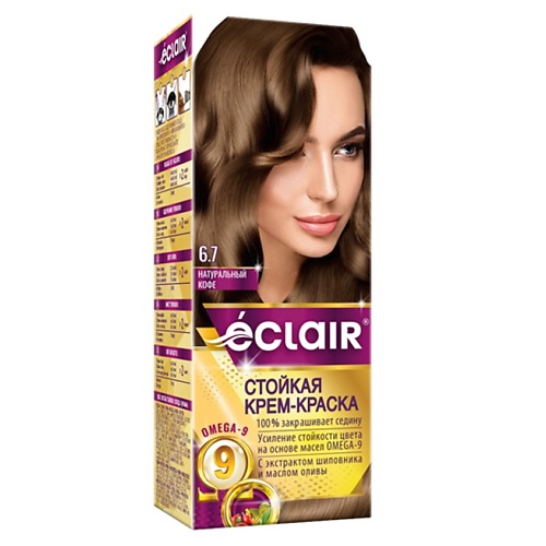 

ECLAIR Стойкая крем-краска для волос OMEGA-9, Стойкая крем-краска для волос OMEGA-9
