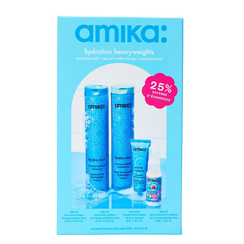 

AMIKA Набор Hydration Heavyweights Hydrating Wash + Care Set, Набор Hydration Heavyweights Hydrating Wash + Care Set