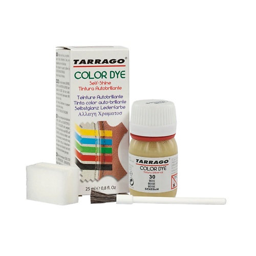 

TARRAGO Бежевая краска для обуви, одежды, сумок, мебели COLOR DYE 25, Бежевая краска для обуви, одежды, сумок, мебели COLOR DYE