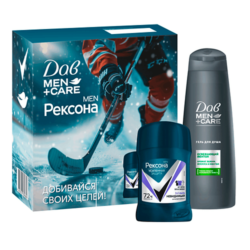 

DOVE ДАВ Подарочный набор MEN ACTIVE POWER Дезодорант карандаш + Гель для душа, ДАВ Подарочный набор MEN ACTIVE POWER Дезодорант карандаш + Гель для душа