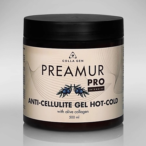 

COLLA GEN Антицеллюлитное обёртывание жар-холод с живым коллагеном INTENSIVE PREAMUR PRO 500, Антицеллюлитное обёртывание жар-холод с живым коллагеном INTENSIVE PREAMUR PRO