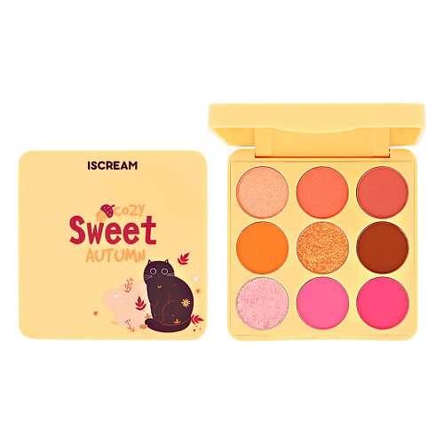 

ISCREAM Палетка теней для век COZY AUTUMN, Палетка теней для век COZY AUTUMN