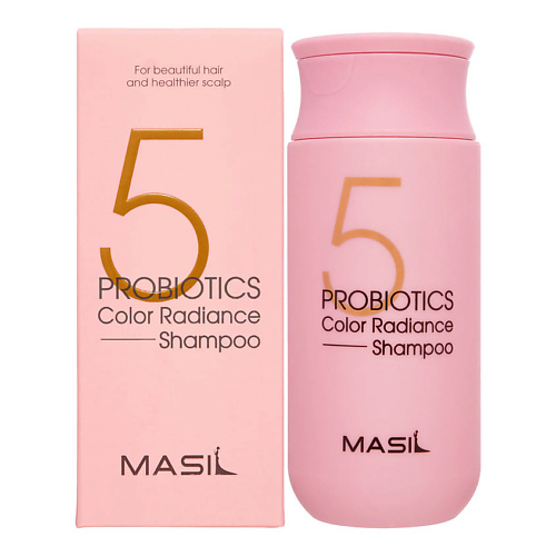 

MASIL Профессиональный шампунь для окрашенных волос с защитой цвета 5 Probiotics Color Radiance 150, Профессиональный шампунь для окрашенных волос с защитой цвета 5 Probiotics Color Radiance