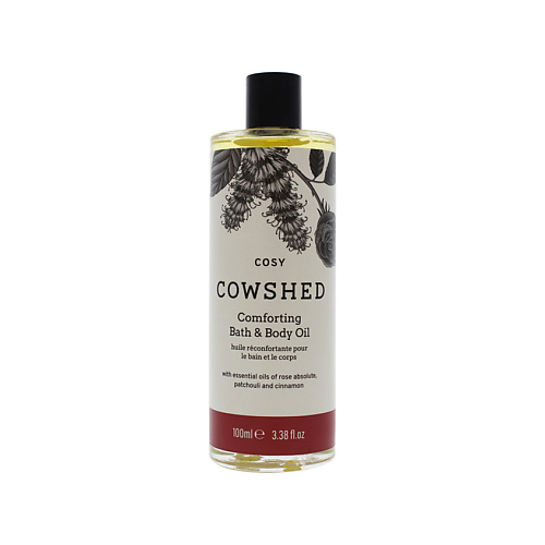 

COWSHED Масло для тела успокаивающее с розой, пачули и корицей Cosy Comforting Bath and Body Oil 100, Масло для тела успокаивающее с розой, пачули и корицей Cosy Comforting Bath and Body Oil