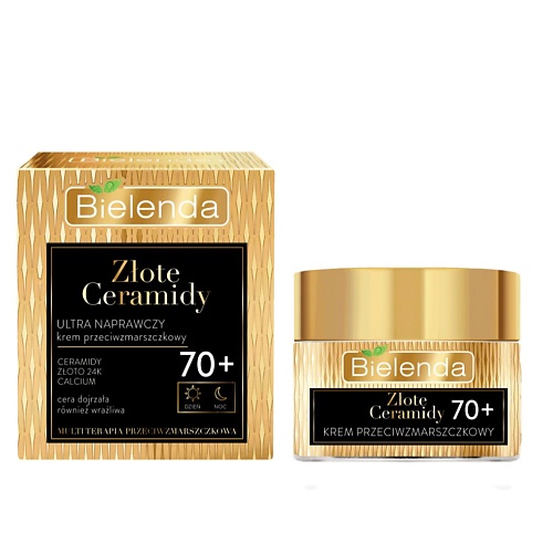 

BIELENDA Ультра восстанавливающий крем для лица 70+ день/ночь GOLDEN CERAMIDES 50, Ультра восстанавливающий крем для лица 70+ день/ночь GOLDEN CERAMIDES